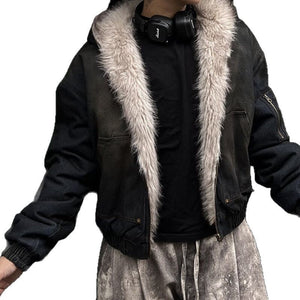 Street Waste Land Cotton Coats