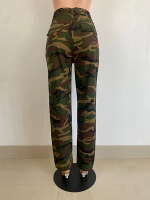 Streetwear Camo Cargo Pants