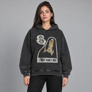 Streetwear Fashion Hoodies Y2K – worn by a woman