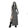 Streetwear Goth Dress With Hood