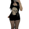 Streetwear Goth Skull Dress