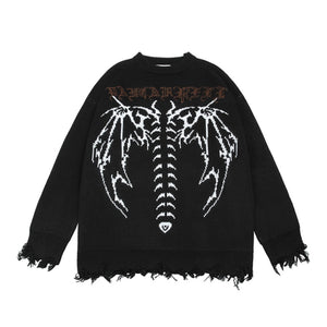 Streetwear Knitted Y2K Top