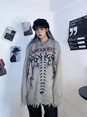 Streetwear Knitted Y2K Top
