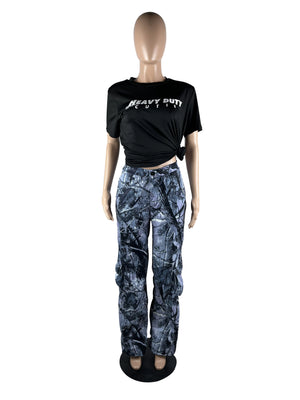 Streetwear Y2K Camo Cargo Pants