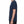Side view of the Navy Blue slim fit training t-shirt on a model, close fit and sleeve length
