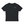 Black Stretch Athletic T Shirt laid flat, front view with crew neck and small white wordmark