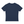 Navy Blue training t-shirt laid flat from the back, clean back panel and straight hem