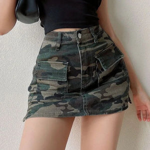 Stretchy Cargo Skirt