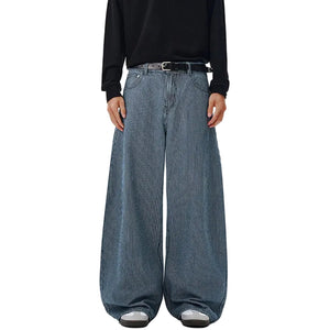 Striped Design Y2K Jeans