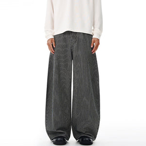 Striped Design Y2K Jeans