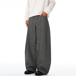 Striped Design Y2K Jeans