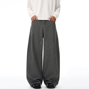 Striped Design Y2K Jeans
