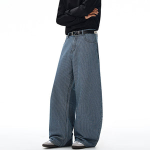 Striped Design Y2K Jeans