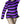 Striped Y2K Streetwear Top - product view on white background
