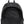 Black canvas backpack covered in black cone studs with a double zip closure