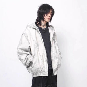 Style Patchwork Cyberpunk Hoodie