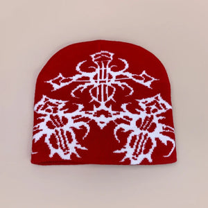 Style Pattern Beanie Y2K
