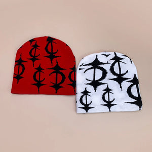 Style Pattern Beanie Y2K