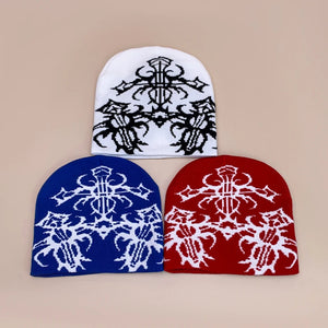 Style Pattern Beanie Y2K