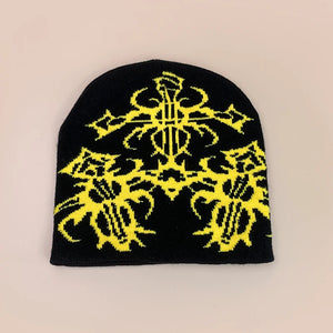 Style Pattern Beanie Y2K