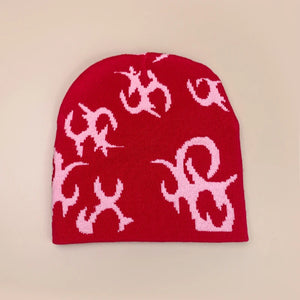 Style Pattern Beanie Y2K