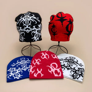 Style Pattern Beanie Y2K