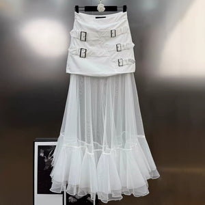 Stylish Black Skirt Goth