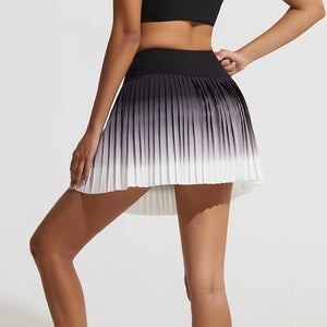Summer Black Skort Pleated