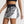Summer Black Skort Zebra