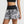 Summer Black Skort Zebra