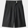 Summer Pleated  Niche Wide Shorts