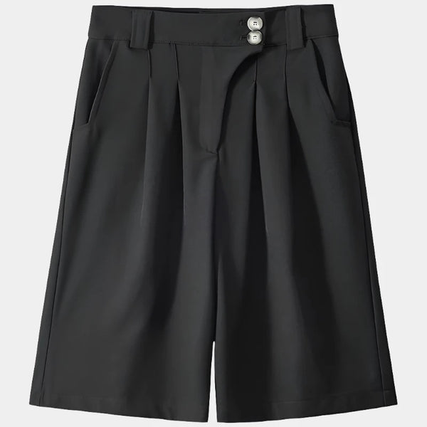 Summer Pleated Niche Wide Shorts