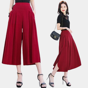 Summer Wide Leg Skirt Pants