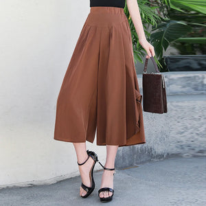 Summer Wide Leg Skirt Pants