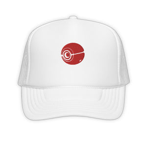 Surveilance Trucker Hat - product view on white background