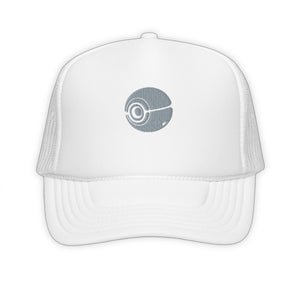 Surveiliance Trucker Hats - product view on white background