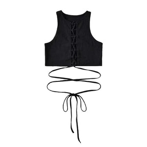 Sweet Sleeveless Crop Top