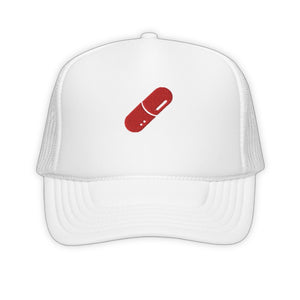 Synth Trucker Hats - product view on white background