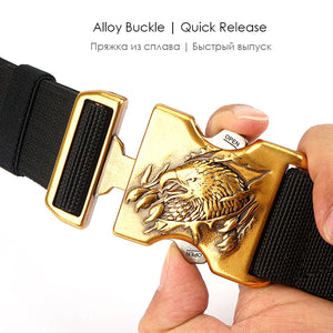 Tactical Belt Male Gold