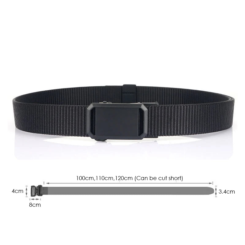 Tactical Belt Metal Automatic Buckle