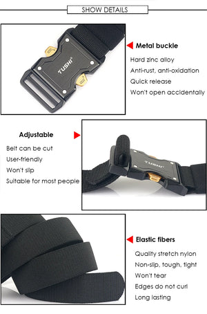 Tactical Belt Pluggable Buckle