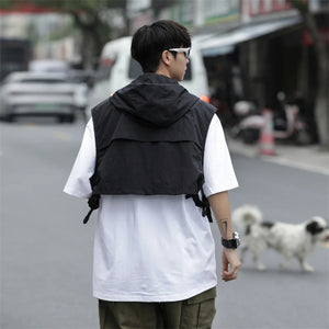 Tactical Cargo Vest Hooded
