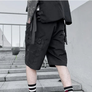 Tactical Dark Safari Style Shorts Men's