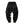 Black tactical multi pocket cargo pants in a regular fit