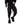 Black tactical multi pocket cargo pants in a regular fit