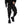 Black tactical multi pocket cargo pants in a regular fit