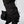 Black tactical multi pocket cargo pants in a regular fit