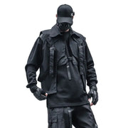 Gilet tactique cargo fin 