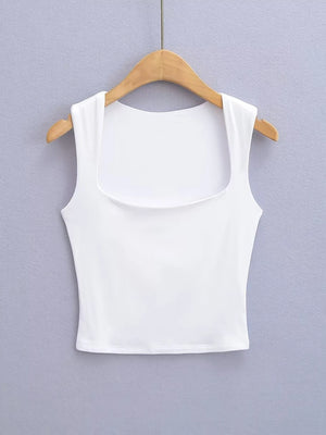 Tank Sleeveless Crop Top