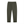Gray Green tapered pants laid flat from the back, showing the elastic waist and slim lower leg